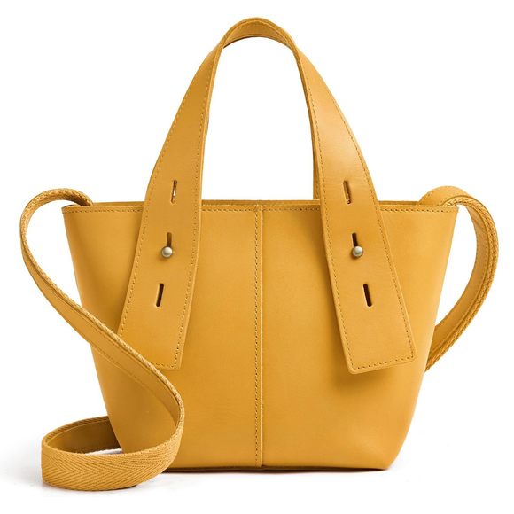 Leather Crossbody Bags Mini Tote Purses Small Satchel Top-Handle :] - Picture 1 of 8